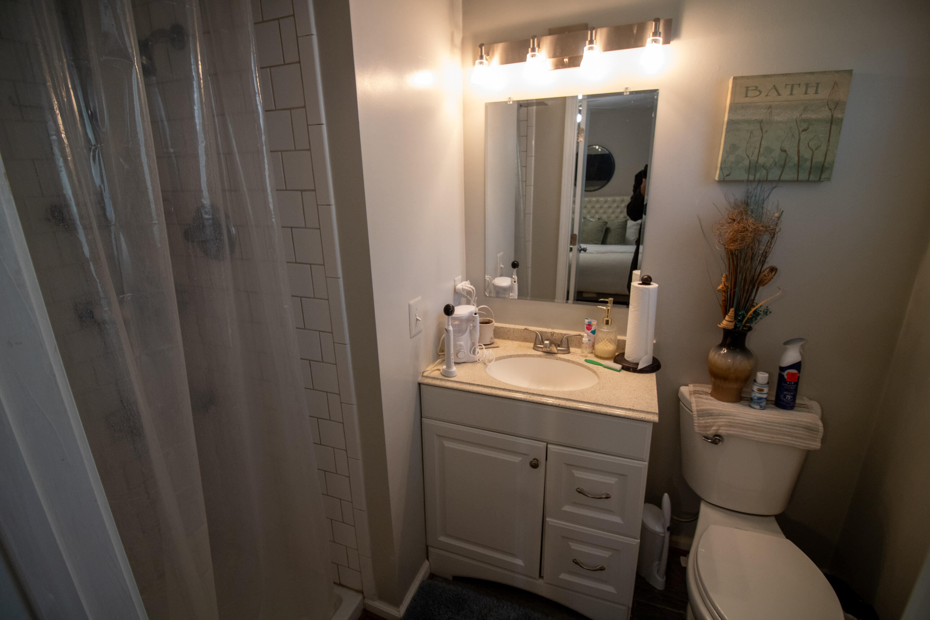 1858 Kiska Road Salem, VA 24153 - Photo 15 of 21 a bathroom with a toilet sink and mirror