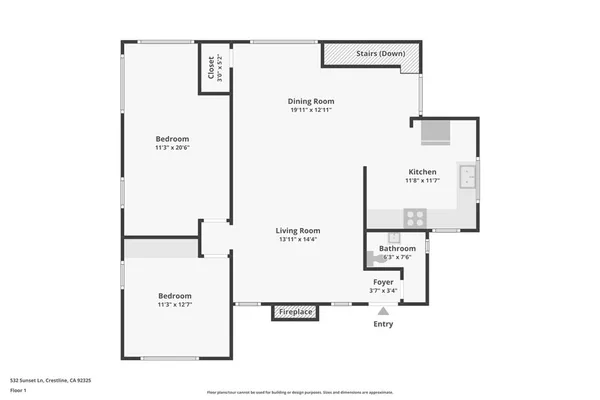 $369,888 | 532 Sunset Lane, Crestline, CA 92325