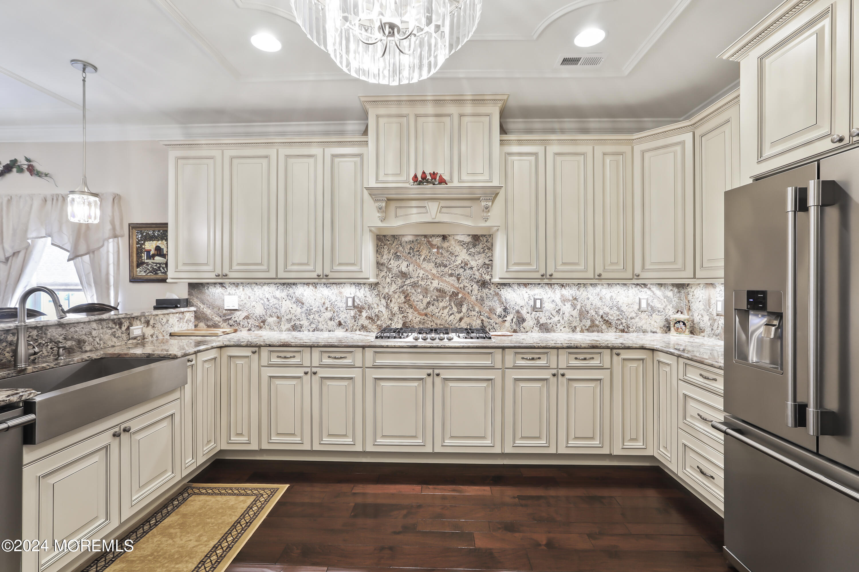 3 Garden Path Barnegat, NJ 08005 - Photo 12 of 59 a kitchen with granite countertop stainless steel appliances a sink and cabinets
