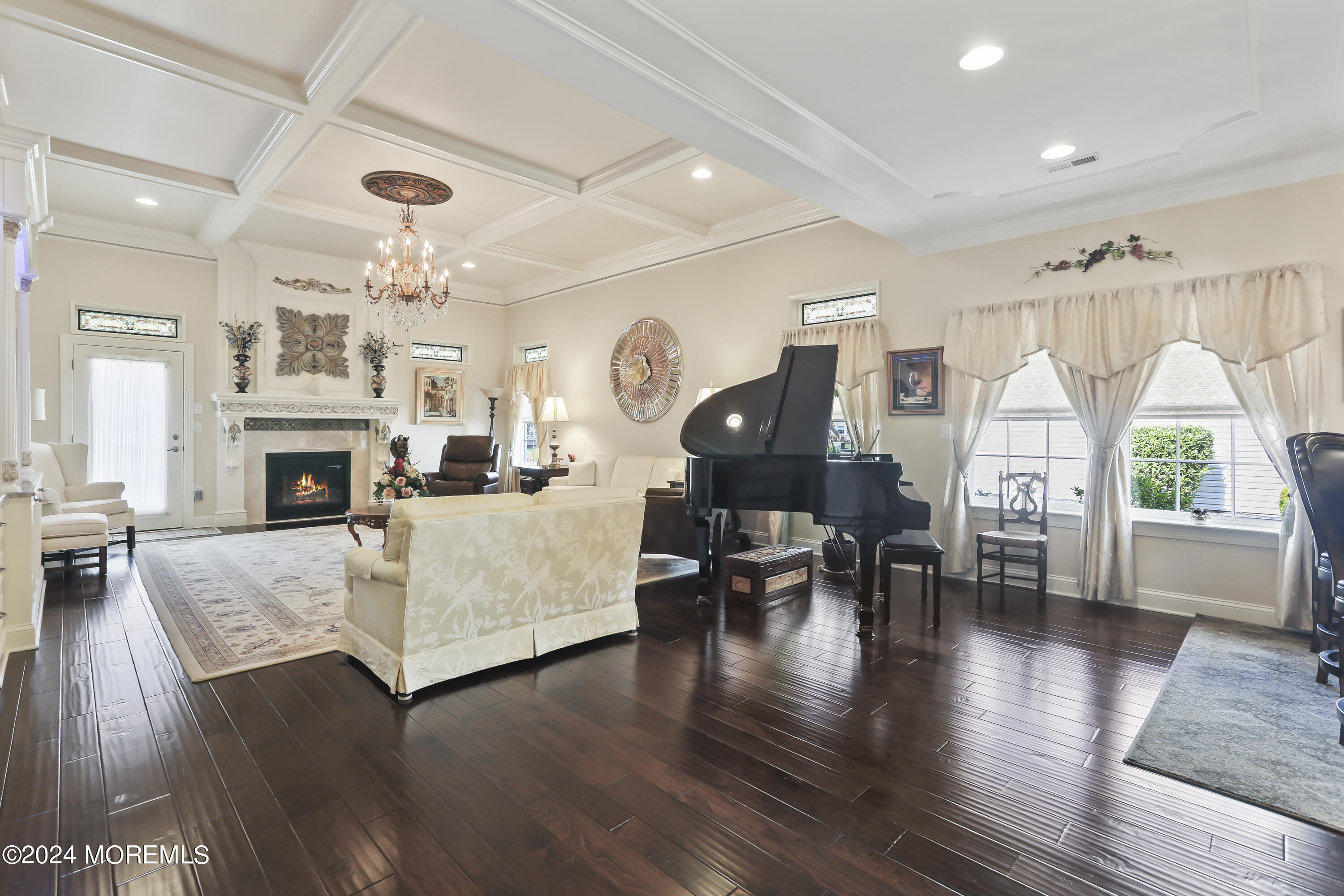 3 Garden Path Barnegat, NJ 08005 - Photo 16 of 59 a living room with furniture fireplace and wooden floor