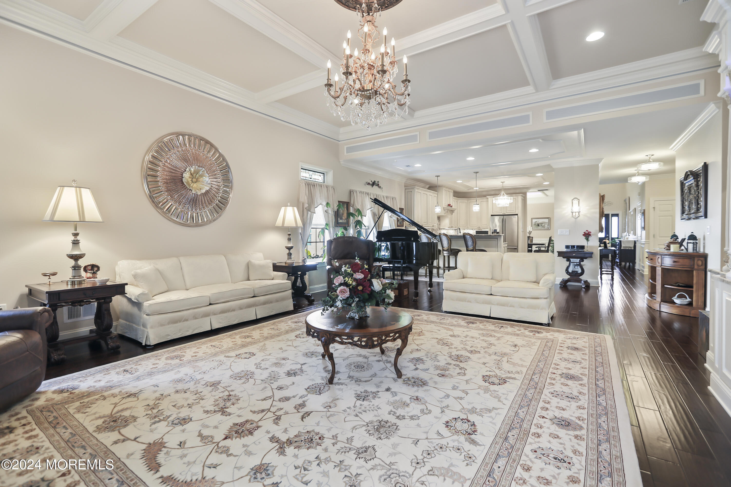 3 Garden Path Barnegat, NJ 08005 - Photo 21 of 59 a living room with furniture and a chandelier