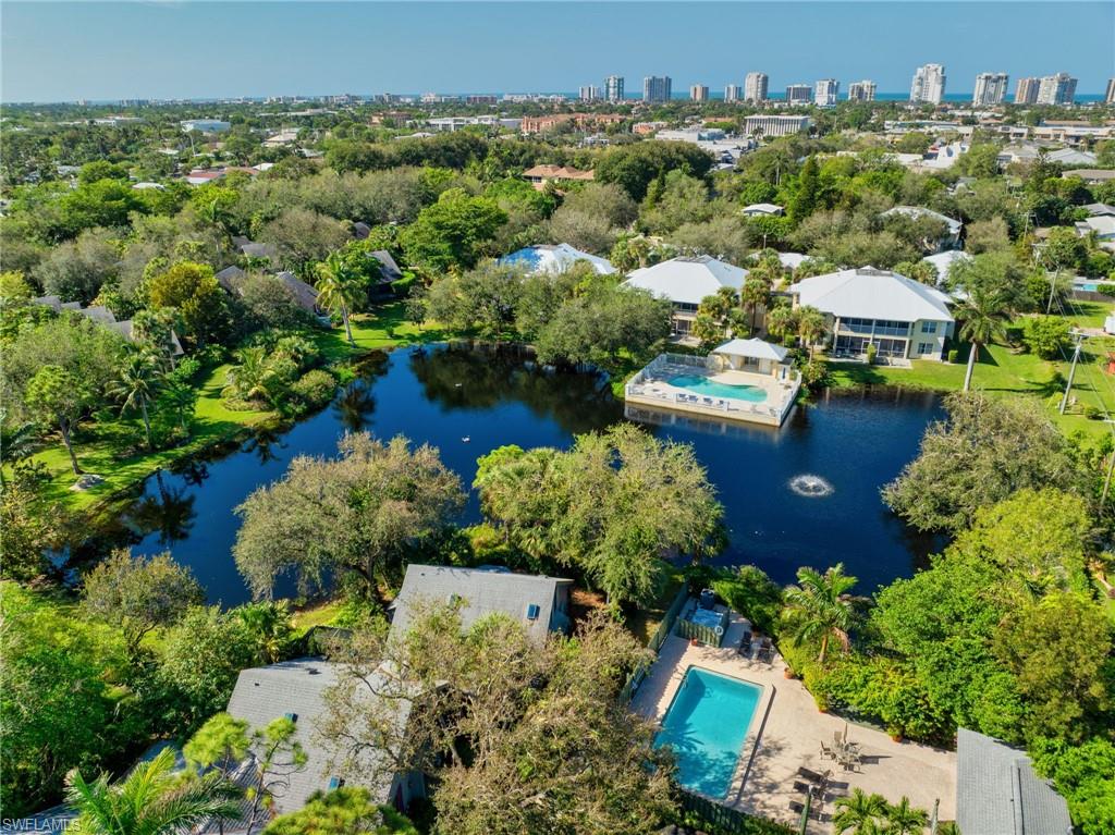 1269 Solana Road, Unit E3 Naples, FL 34103 - Photo 23 of 23 an aerial view of a house with a yard