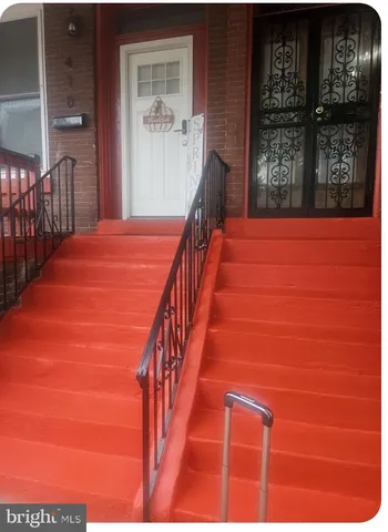 a front view of a building