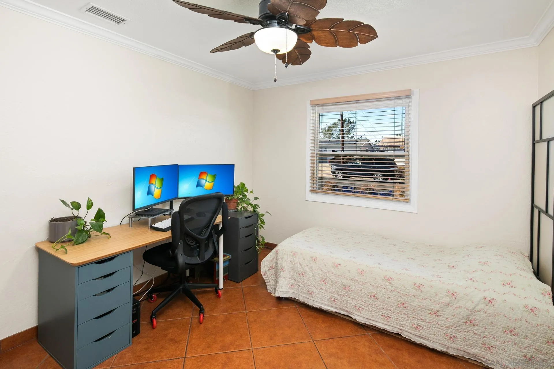 9475 Wharton Road Santee, CA 92071 - Photo 43 of 62 a bedroom with a bed and a desk