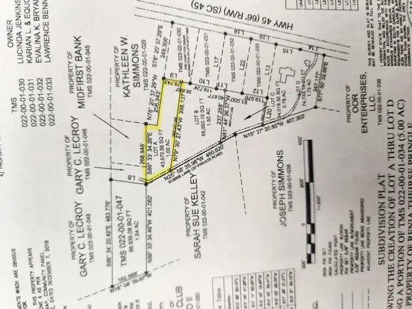 $27,000 | Lot A Bobbie Lane, Pineville, SC 29468