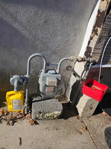 a close view of water heater