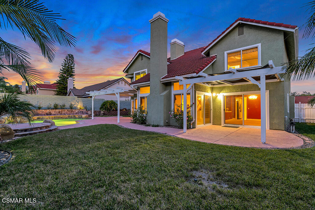 5339 Seneca Place Simi Valley, CA 93063 - Photo 6 of 76 a front view of house with yard and outdoor seating