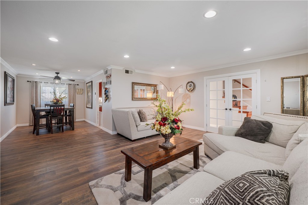 2203 Homewood Avenue Simi Valley, CA 93063 - Photo 17 of 37 a living room with furniture and wooden floor
