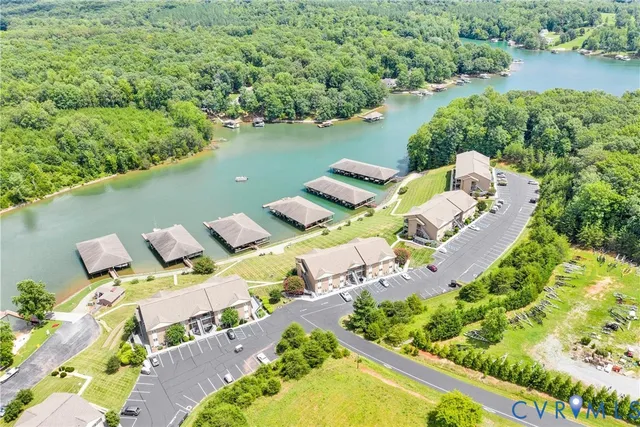 a view of a swimming pool and lake view