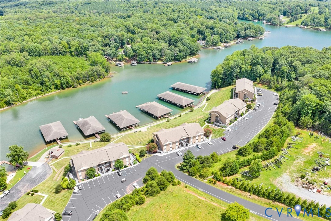 1103 Mariners Way Huddleston, VA 24104 - Photo 27 of 31 an aerial view of a house with outdoor space and lake view