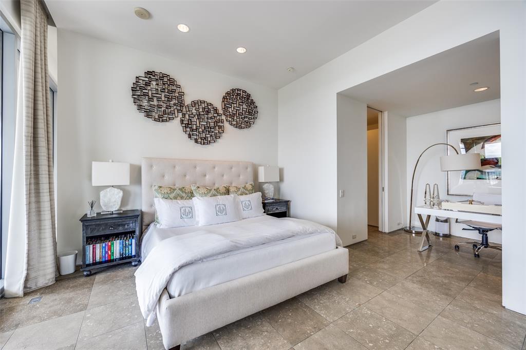 1717 Arts Plaza, Unit 1808 Dallas, TX 75201 - Photo 18 of 30 Bedroom with recessed lighting