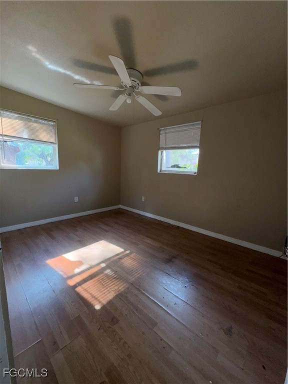 3724 Richard Road North Fort Myers, FL 33903 - Photo 11 of 17 a view of empty room with wooden floor