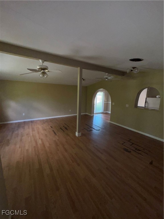 3724 Richard Road North Fort Myers, FL 33903 - Photo 8 of 17 wooden floor in a hall with a window