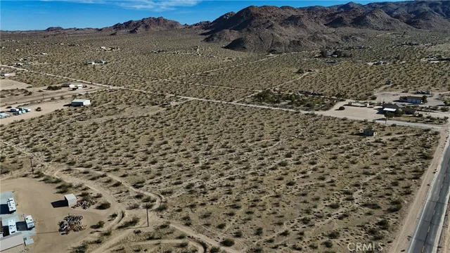 a view of a dry yard