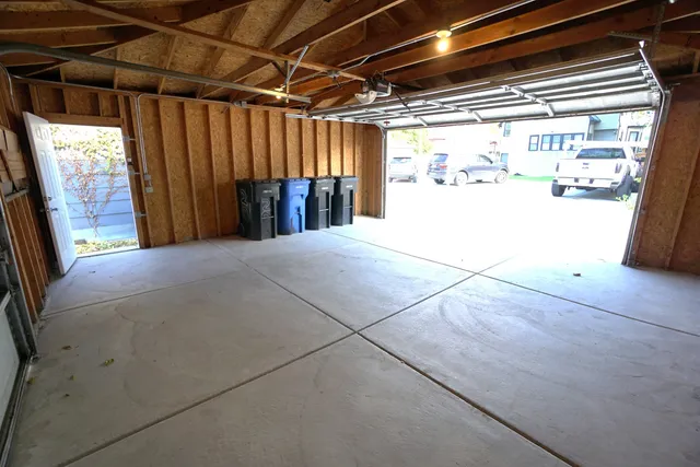 a view of a storage room