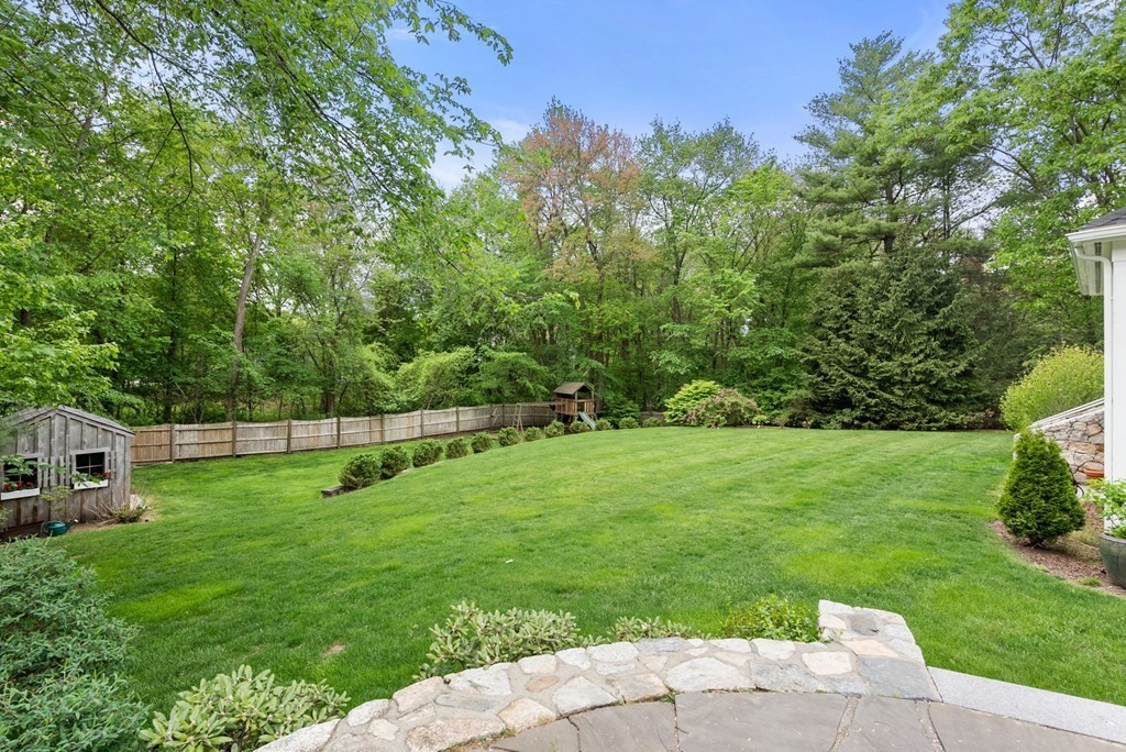 40 Oakridge Road Wellesley, MA 02481 - Photo 36 of 37 a view of an outdoor space and a yard