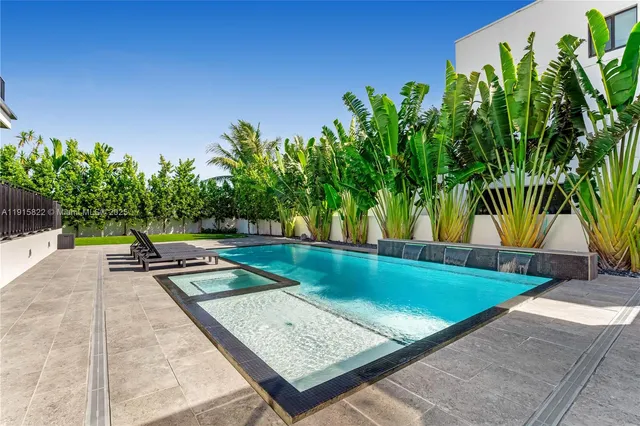 a view of outdoor space yard deck patio and fire pit