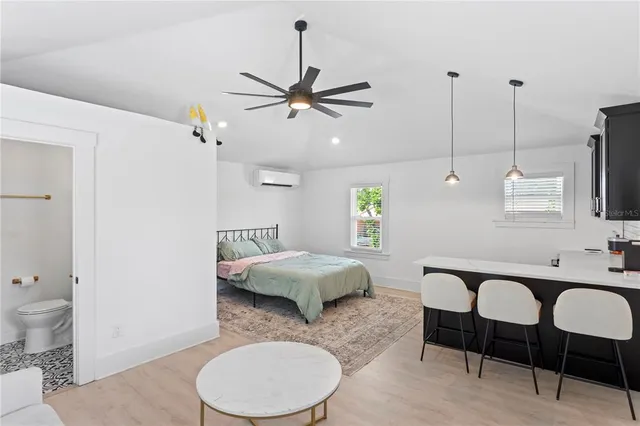 a view of a backyard of a house