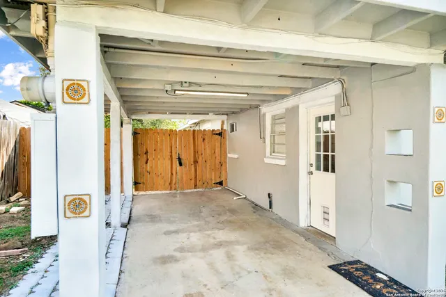 a view of storage and utility room