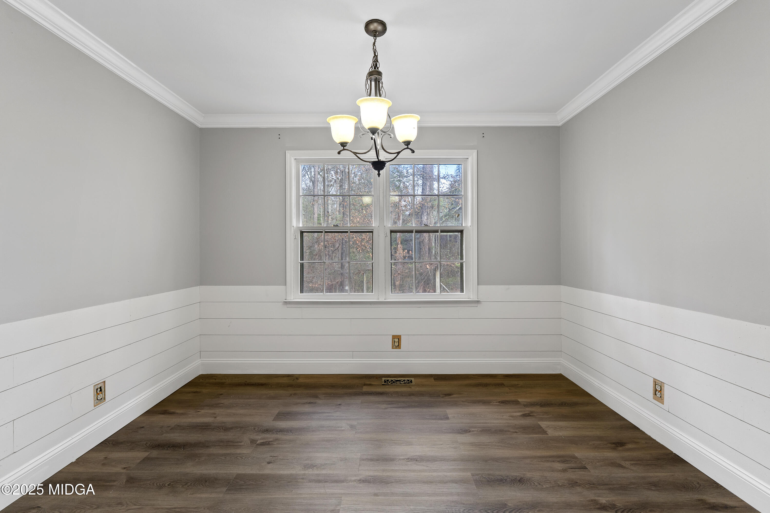 218 Matlock Lane Macon, GA 31210 - Photo 18 of 39 a view of wooden floor and windows in a room
