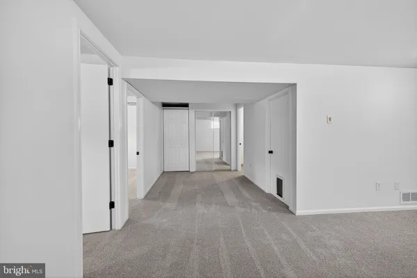 a view of a livingroom with an empty space