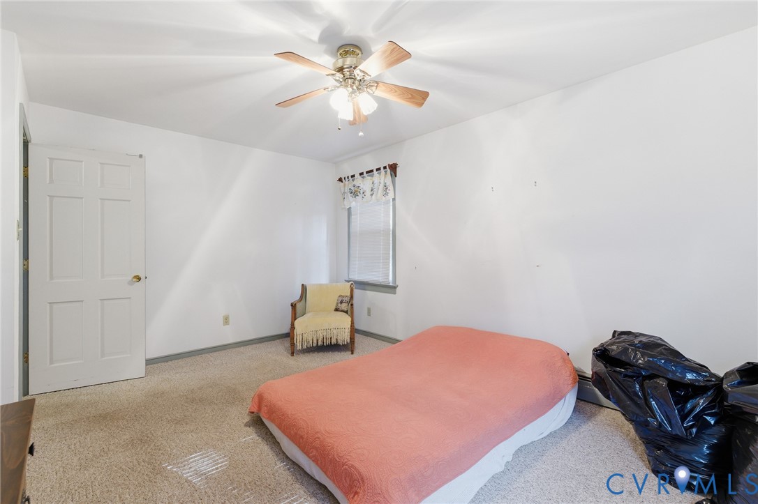 4500 Vauxhall Road Richmond, VA 23234 - Photo 19 of 30 Bedroom with carpet and ceiling fan