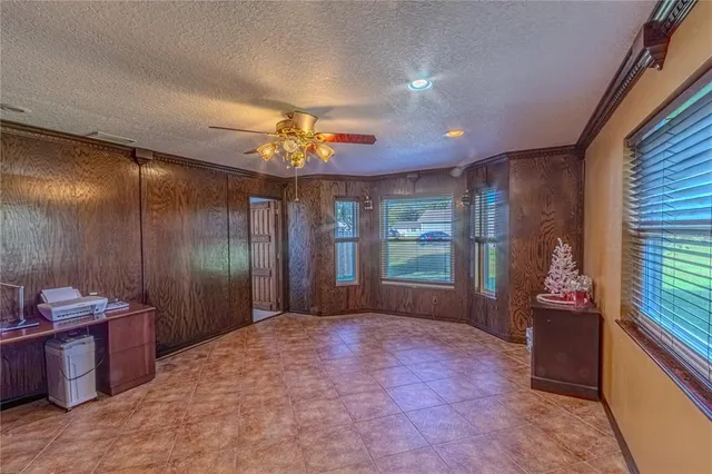 a very nice looking room with a large window