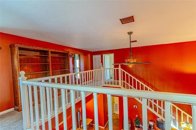 a bed room with a bed and a table