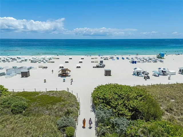 a view of building with ocean view