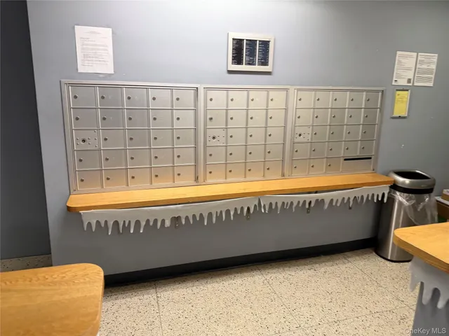 a view of a bathtub in a room