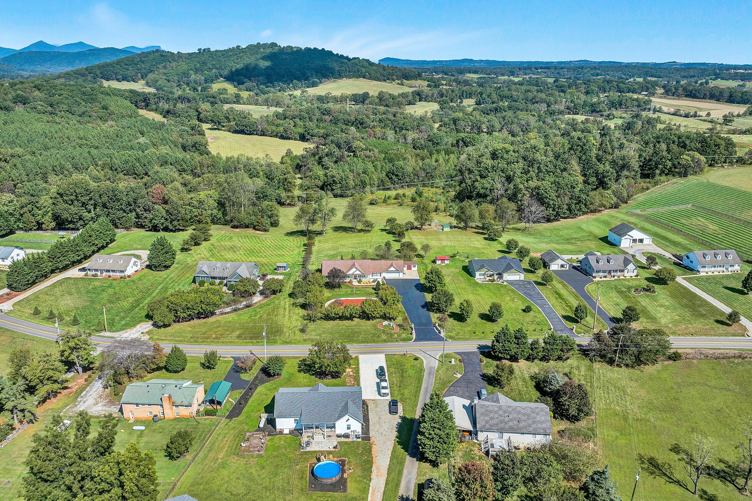 1850 Emmaus Church Road Moneta, VA 24121 - Photo 53 of 63 an aerial view of a houses with a yard