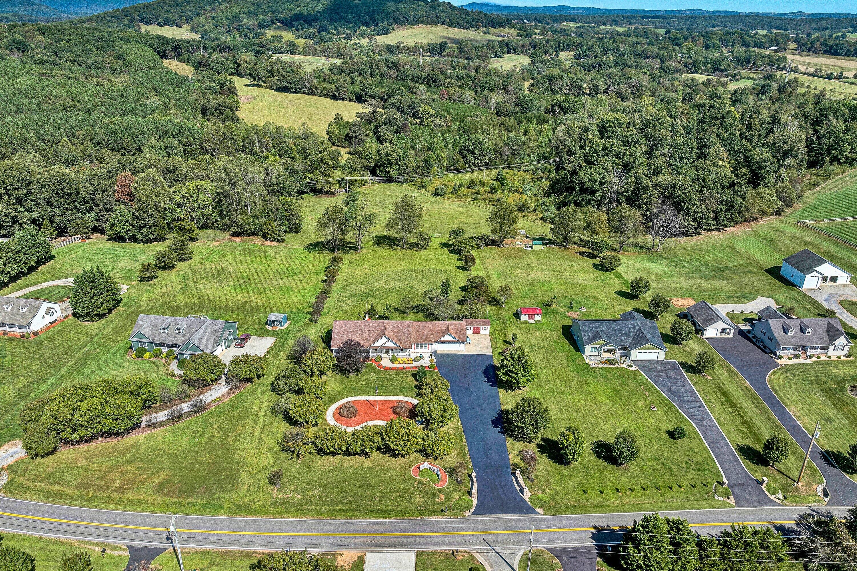 1850 Emmaus Church Road Moneta, VA 24121 - Photo 54 of 63 an aerial view of a residential houses with outdoor space