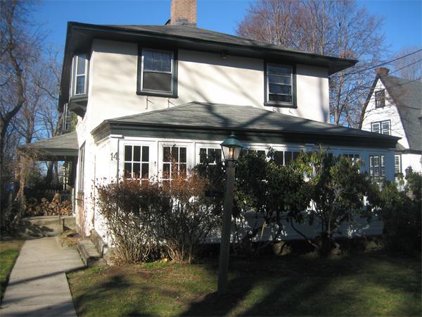 14 Woodleigh Road Dedham, MA 02026 - Photo 20 of 24 a front view of house with yard