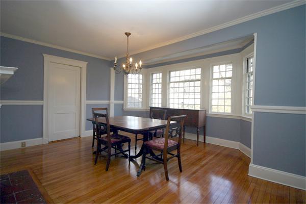 14 Woodleigh Road Dedham, MA 02026 - Photo 3 of 24 a view of a dining room with furniture window and wooden floor