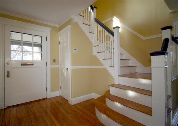 14 Woodleigh Road Dedham, MA 02026 - Photo 8 of 24 a view of entryway and hall with wooden floor