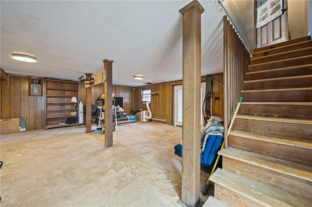 931 Ransom Road Winston-Salem, NC 27106 - Photo 22 of 48 Basement-providing extra storage or potential living space.