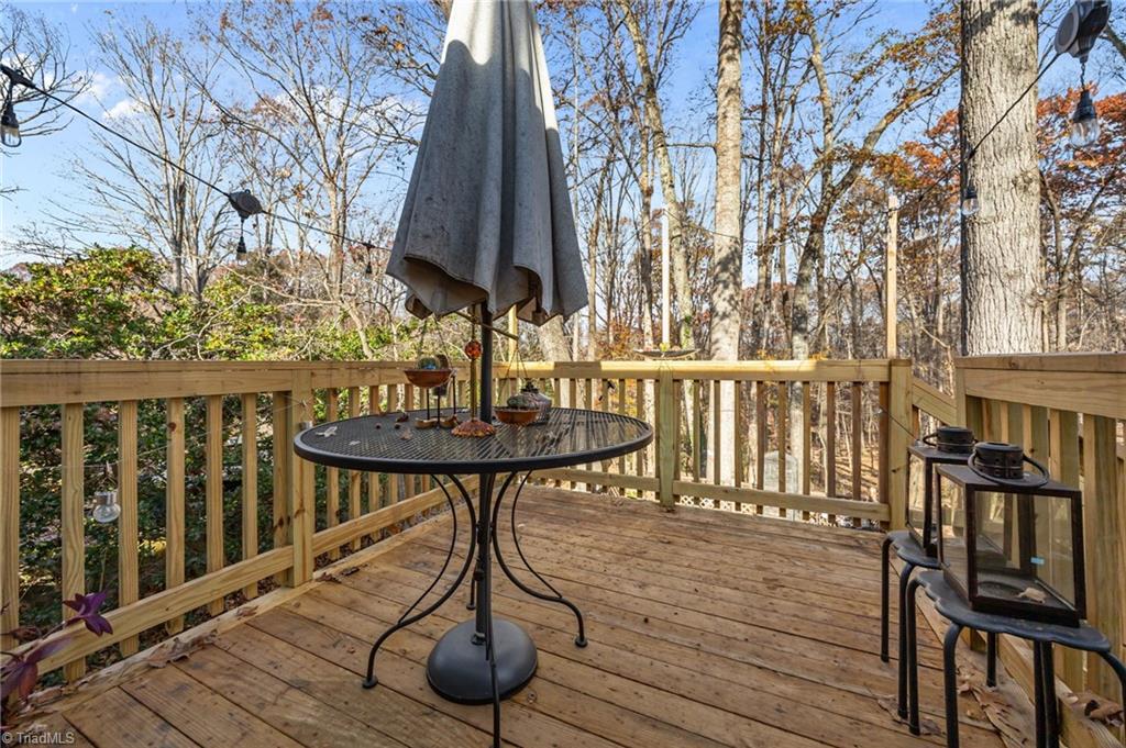931 Ransom Road Winston-Salem, NC 27106 - Photo 29 of 48 Deck overlooking the backyard — perfect for relaxing or entertaining.