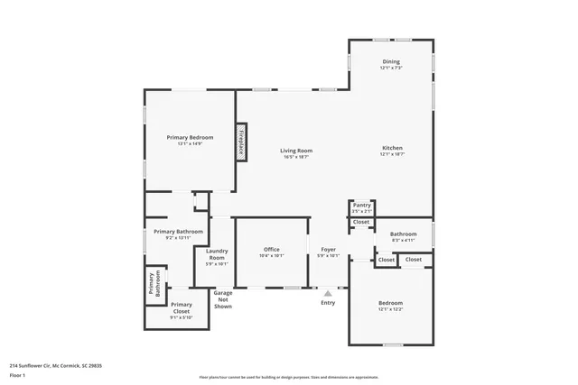 $315,000 | 214 Sunflower Circle, McCormick, SC 29835