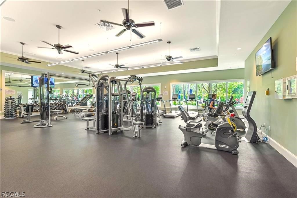 10908 Clarendon Street Fort Myers, FL 33913 - Photo 46 of 49 a view of a room with gym equipment
