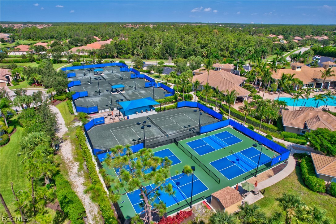 10908 Clarendon Street Fort Myers, FL 33913 - Photo 47 of 49 an aerial view of a houses with a swimming pool