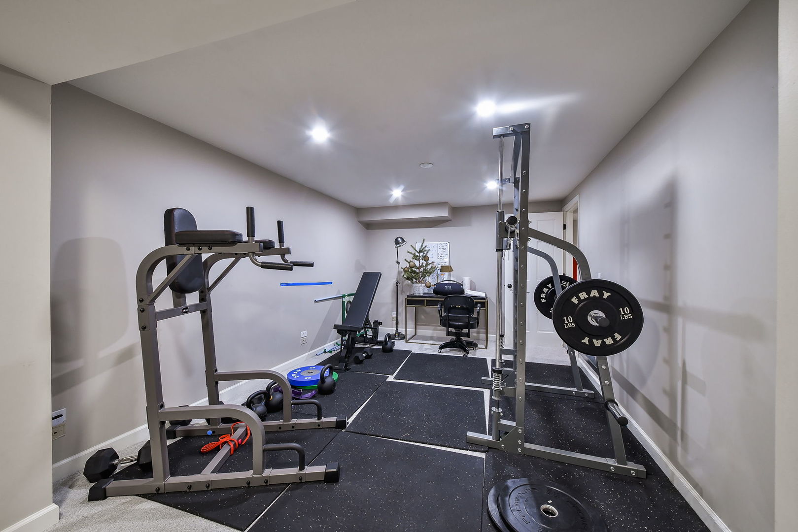 24 Winners Cup Circle Wheaton, IL 60189 - Photo 32 of 46 a view of a room with gym equipment