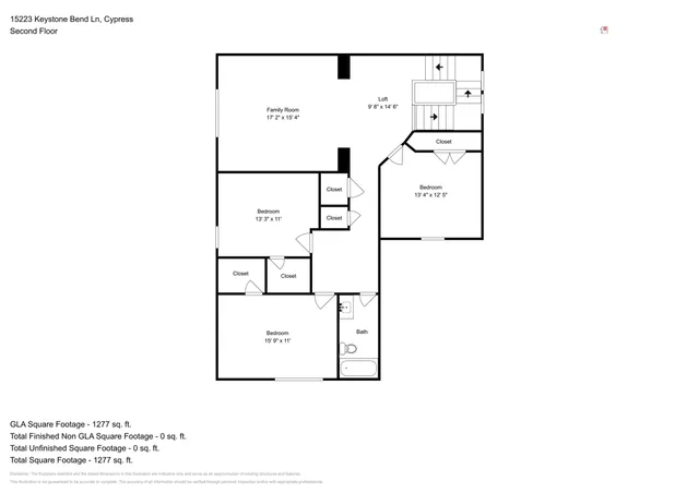 $2,495 | 15223 Keystone Bend Lane, Cypress, TX 77429