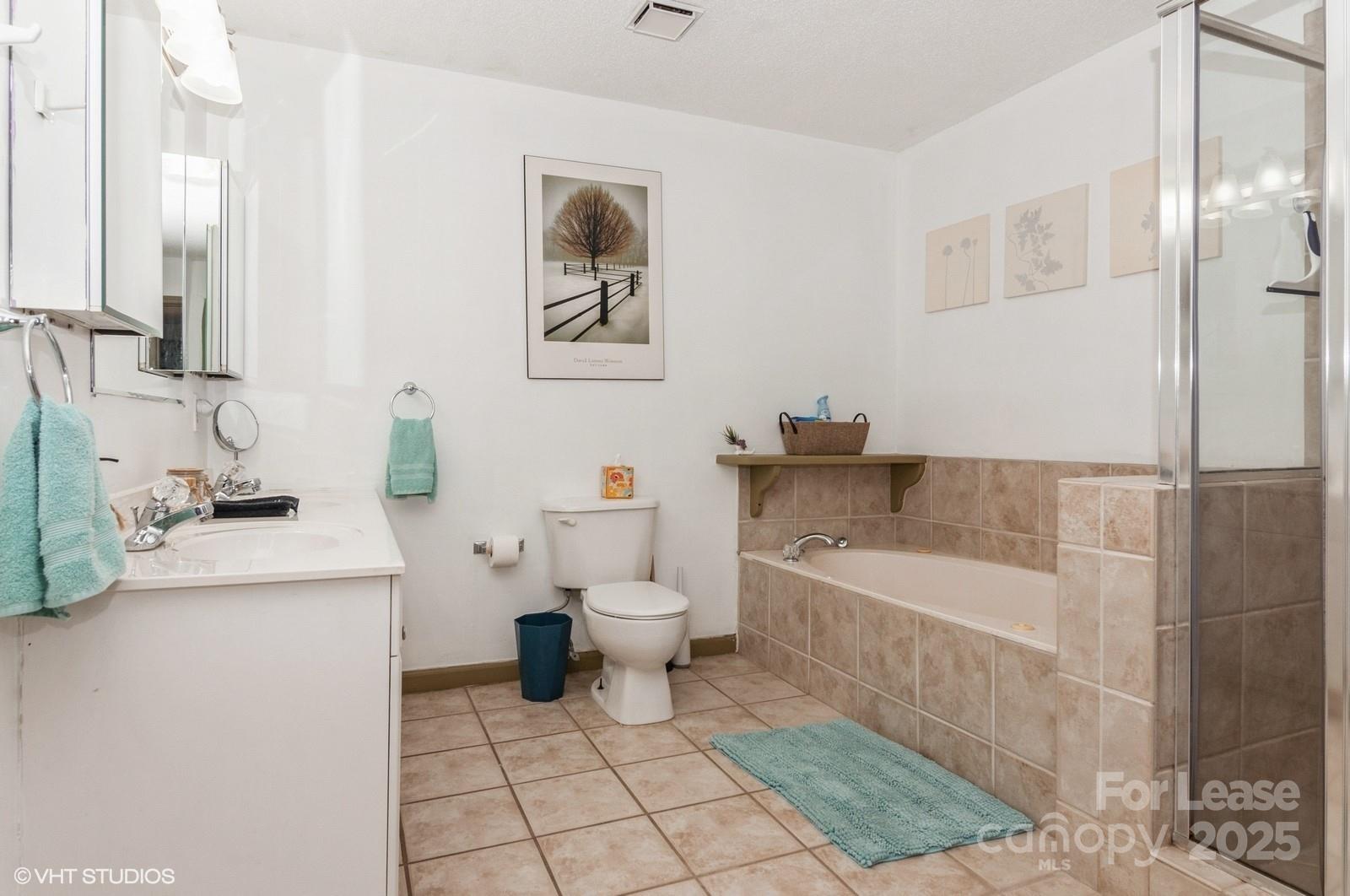 9938 Sandra Lane Fort Mill, SC 29707 - Photo 18 of 36 a bathroom with a sink a toilet and bathtub