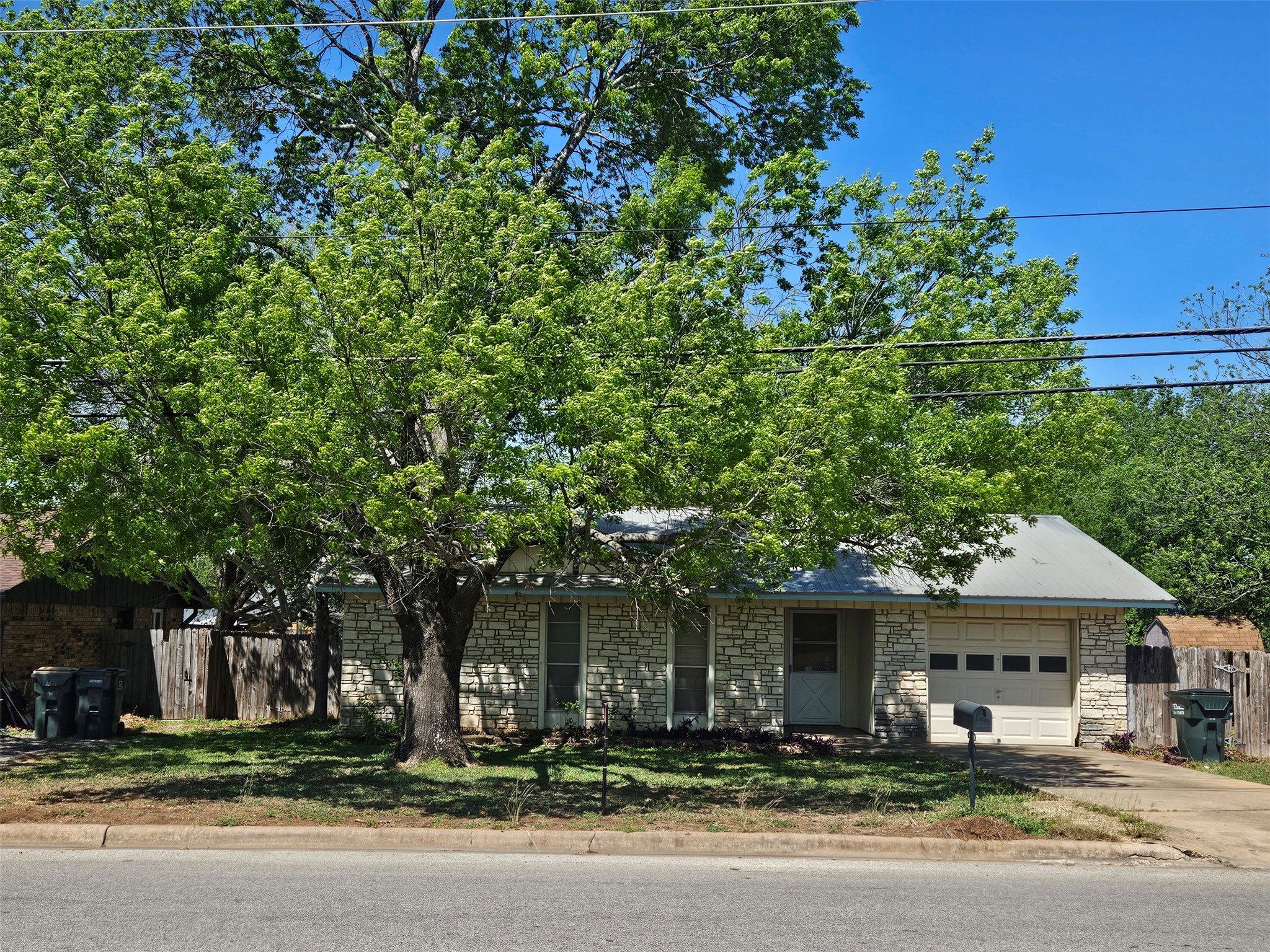 View of front of property with an attached garage