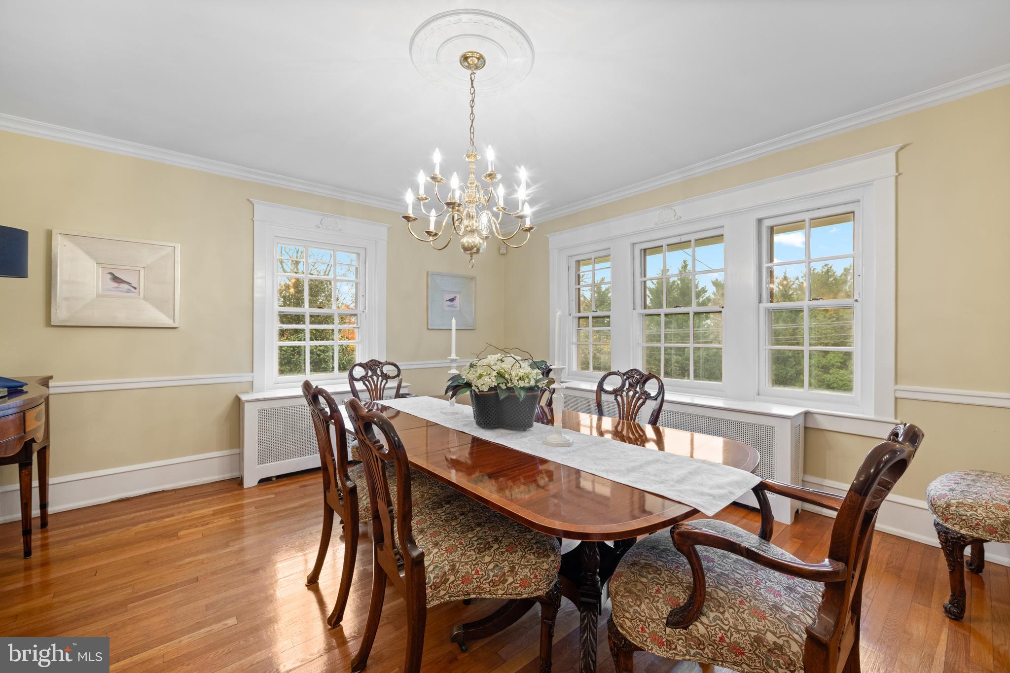328 Conestoga Road Wayne, PA 19087 - Photo 9 of 72 a view of a dining room with furniture window and outside view