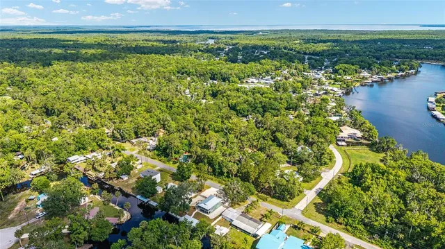 a backyard of a house