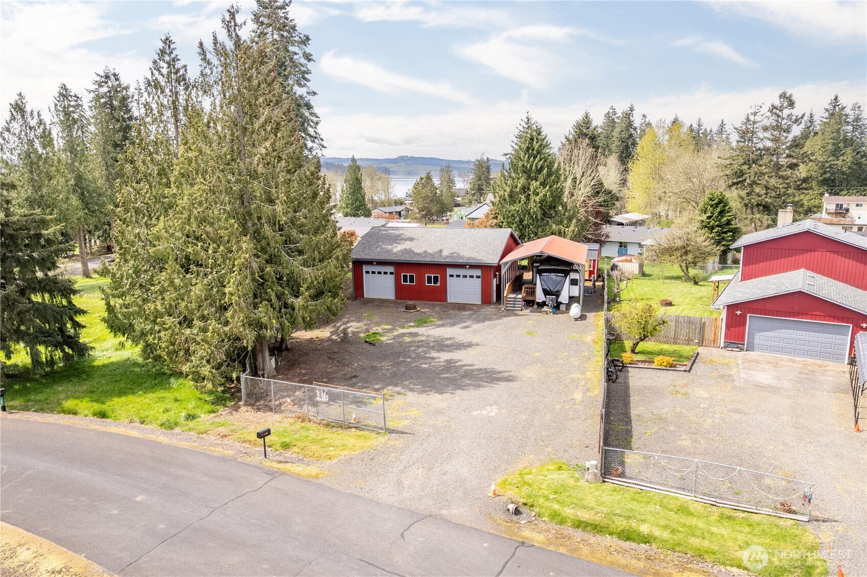116 Mason Road Silverlake, WA 98645 - Photo 11 of 32 a view of a swimming pool with a patio