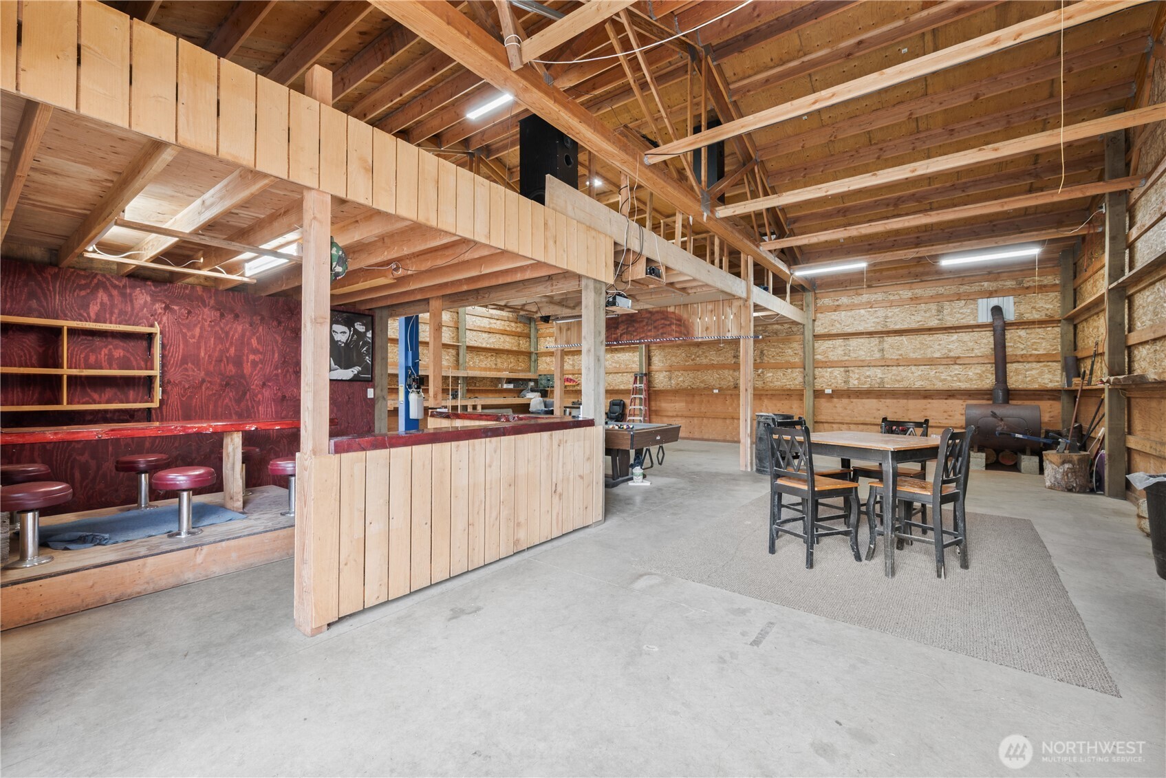 116 Mason Road Silverlake, WA 98645 - Photo 24 of 32 a view of a garage with furniture