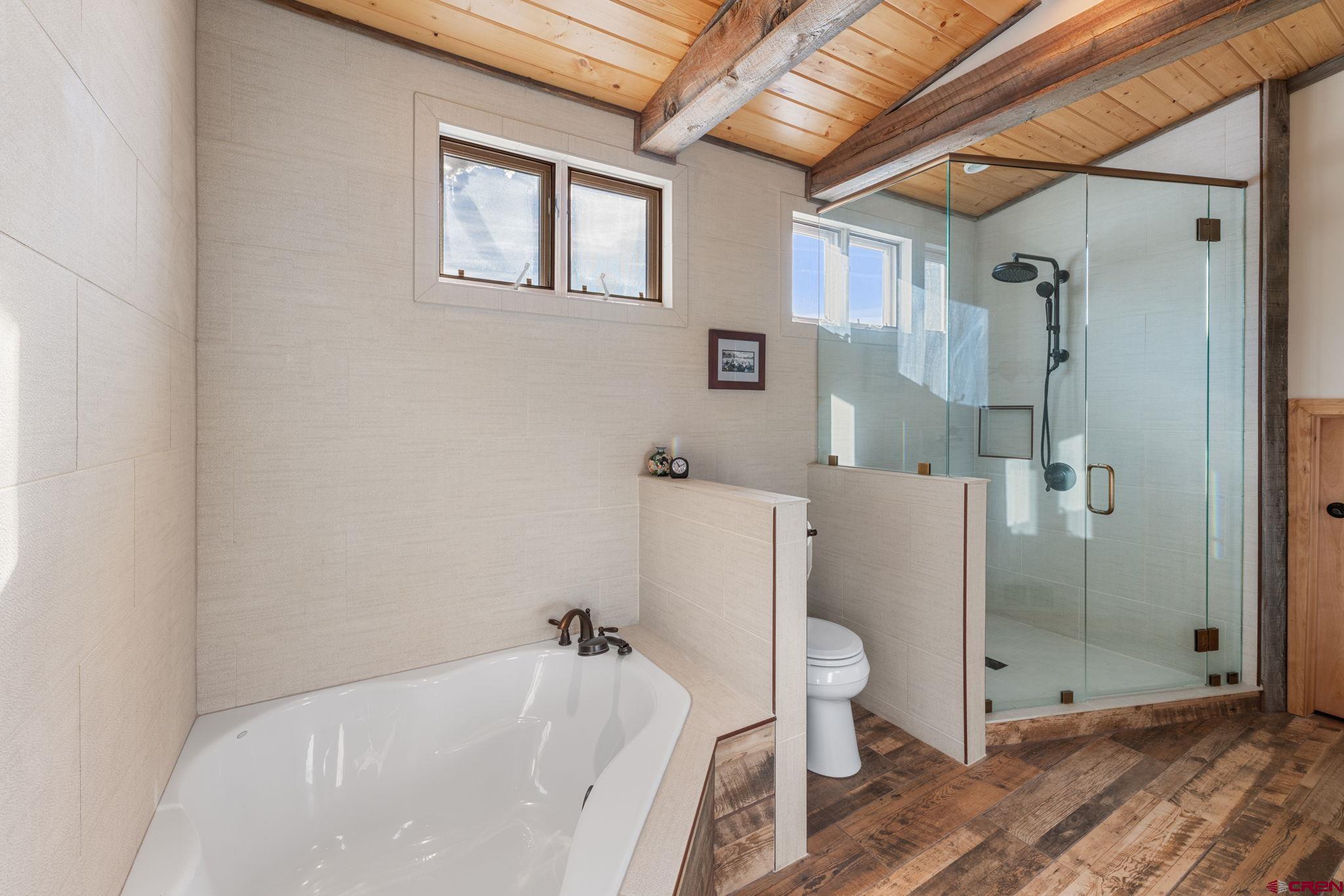 10 Ruby Drive Crested Butte, CO 81225 - Photo 27 of 42 a bathroom with a toilet and a shower