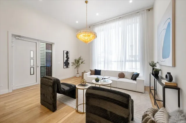 a kitchen with a table and chairs in it